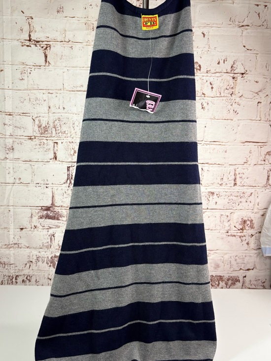 Fb County Dresses & Skirts - Women's Navy and Gray Striped Maxi Skirt